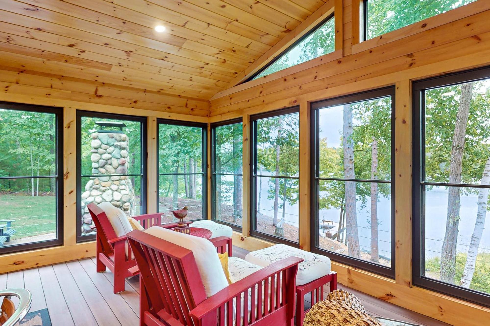 The Lodge On Booth Lake - 2 Bed 2 Bath Vacation Home In Minocqua Lac Du Flambeau Kültér fotó
