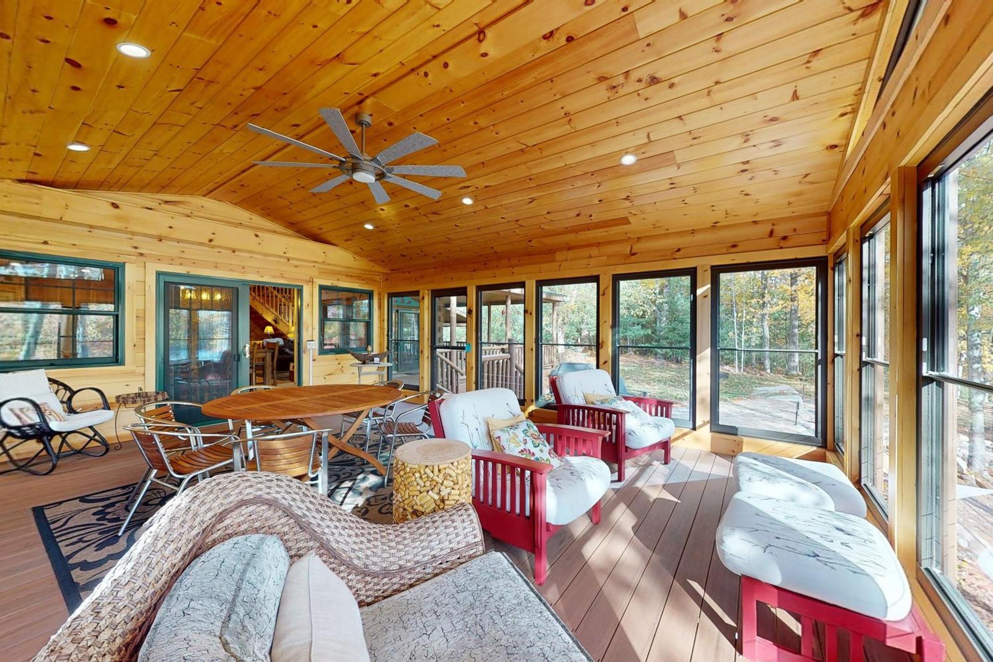 The Lodge On Booth Lake - 2 Bed 2 Bath Vacation Home In Minocqua Lac Du Flambeau Kültér fotó