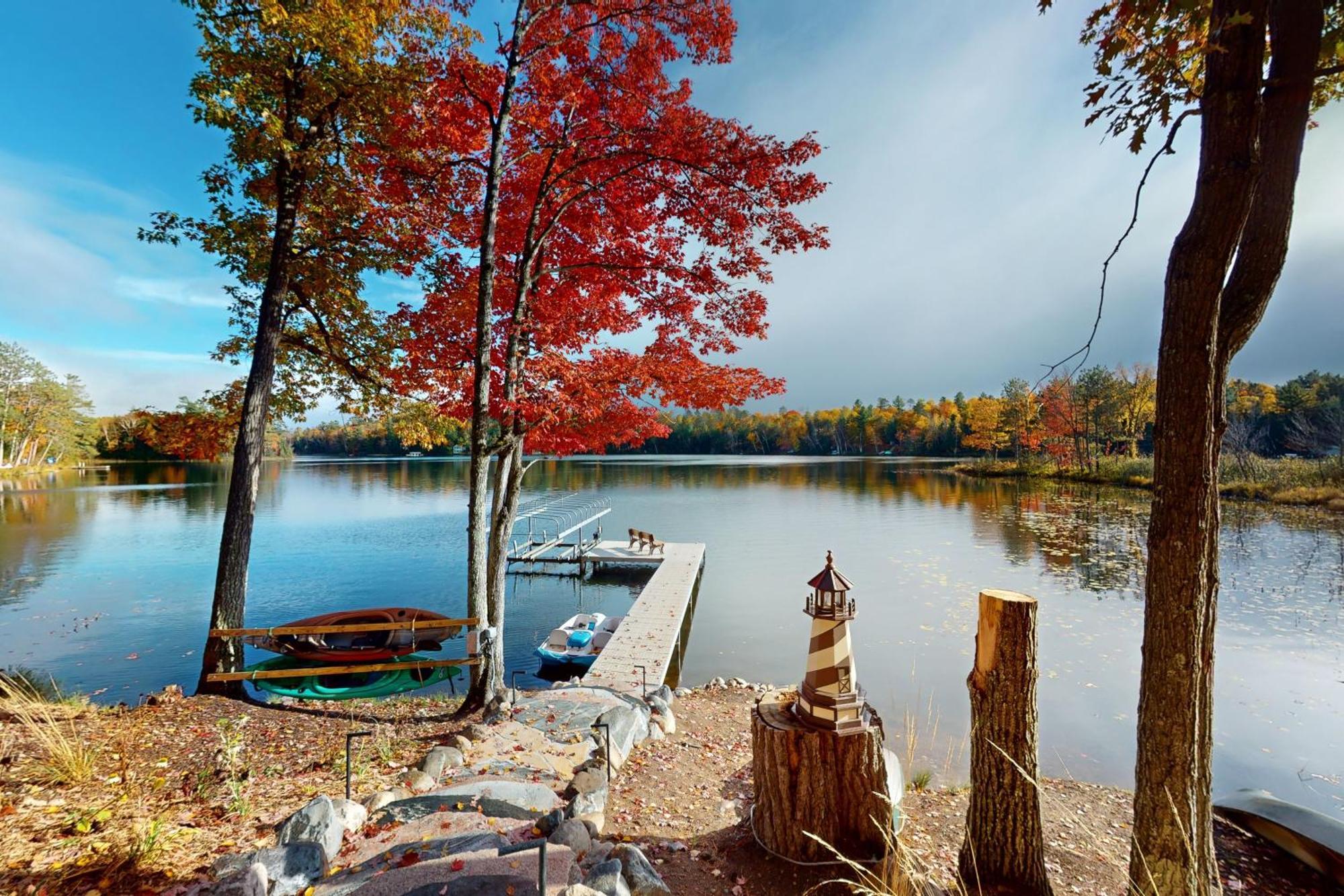 The Lodge On Booth Lake - 2 Bed 2 Bath Vacation Home In Minocqua Lac Du Flambeau Kültér fotó